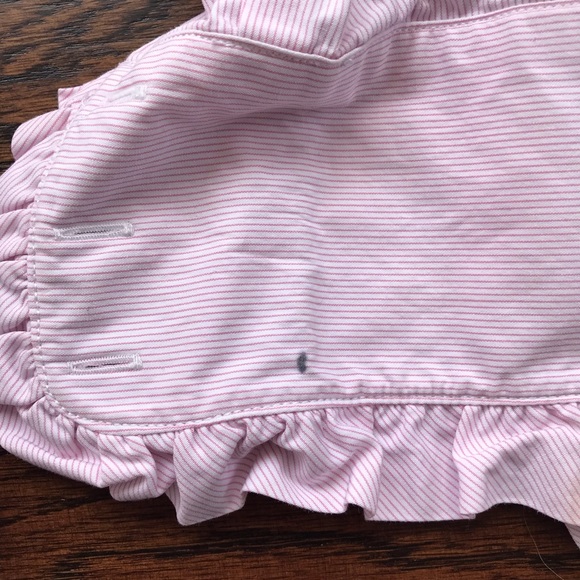 J. Crew Pink Button Down with Ruffles - Picture 8 of 8